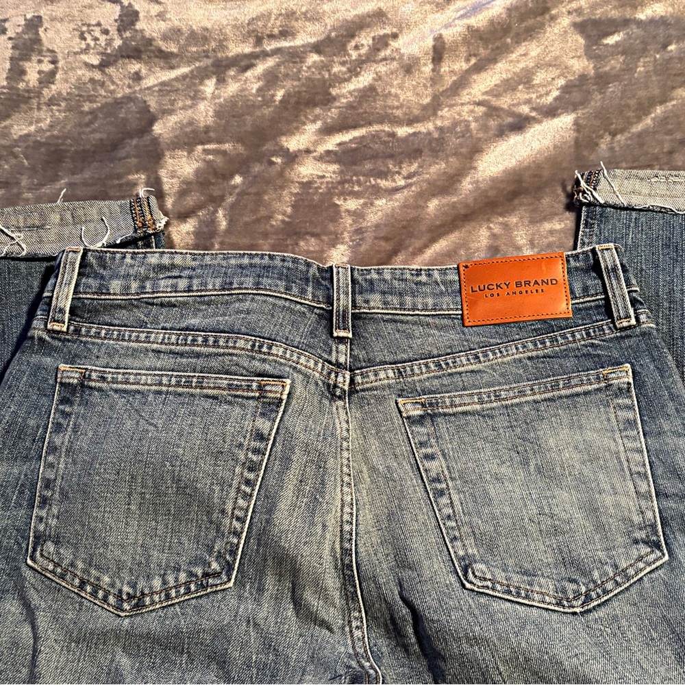Lucky Brand Women's Blue Boyfriend Jeans - Picture 4 of 7